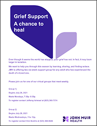grief support a chance to heal