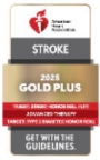 2022 Get With The Guidelines Stroke Gold Plus Quality Achievement Award logo