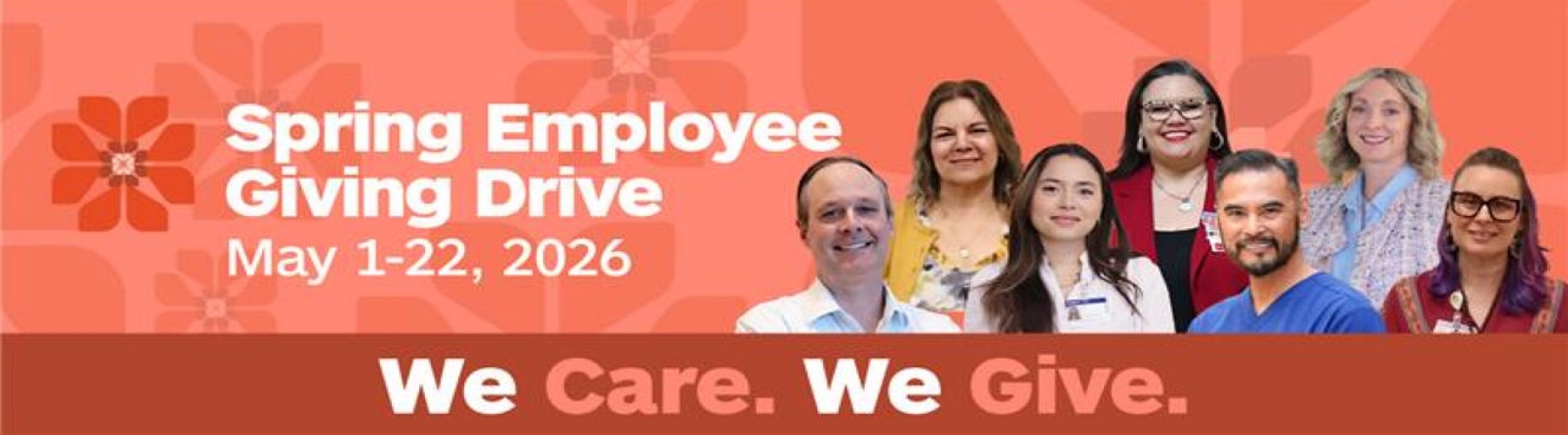 spring employee giving banner