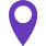 purple map marker icon