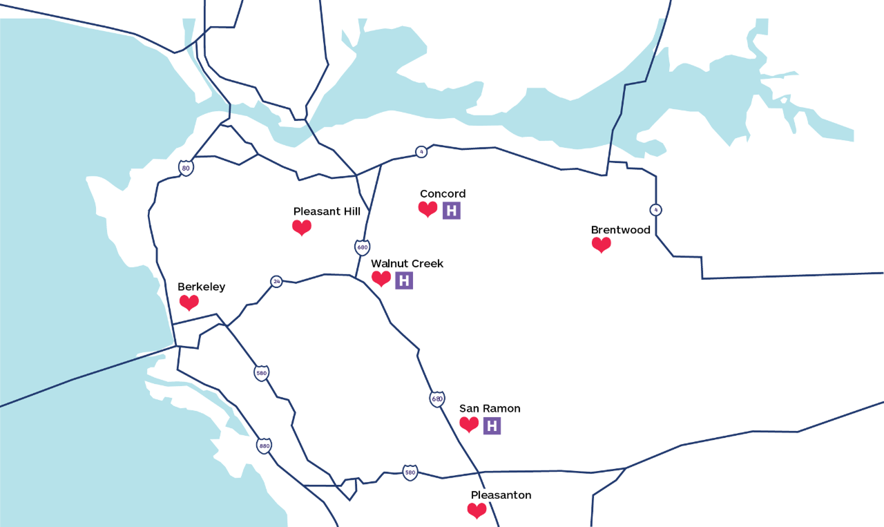 cardiovascular services map